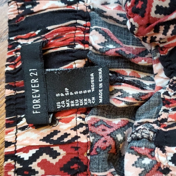 Boho Drawstring Pants Forever 21 - Picture 3 of 3